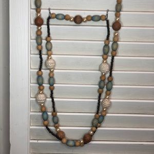 Long beaded necklace